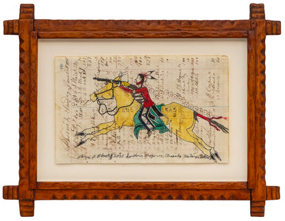 Warrior on Horseback with Rifle, dated 2025