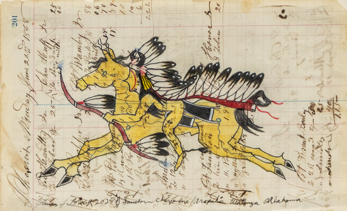 Warrior on Horseback, dated 2025