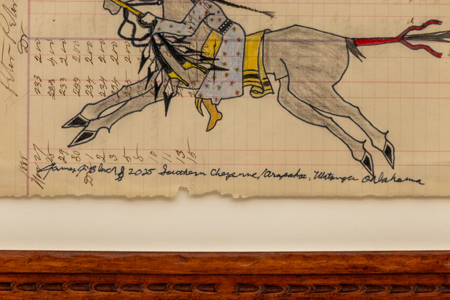Warrior Woman on Horseback, dated 2025