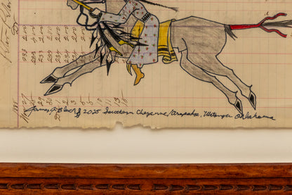 Warrior Woman on Horseback, dated 2025