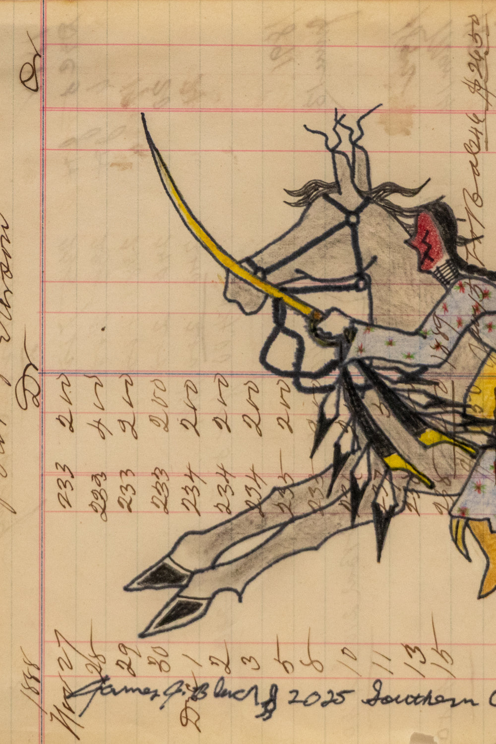 Warrior Woman on Horseback, dated 2025