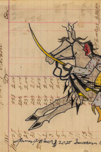 Warrior Woman on Horseback, dated 2025
