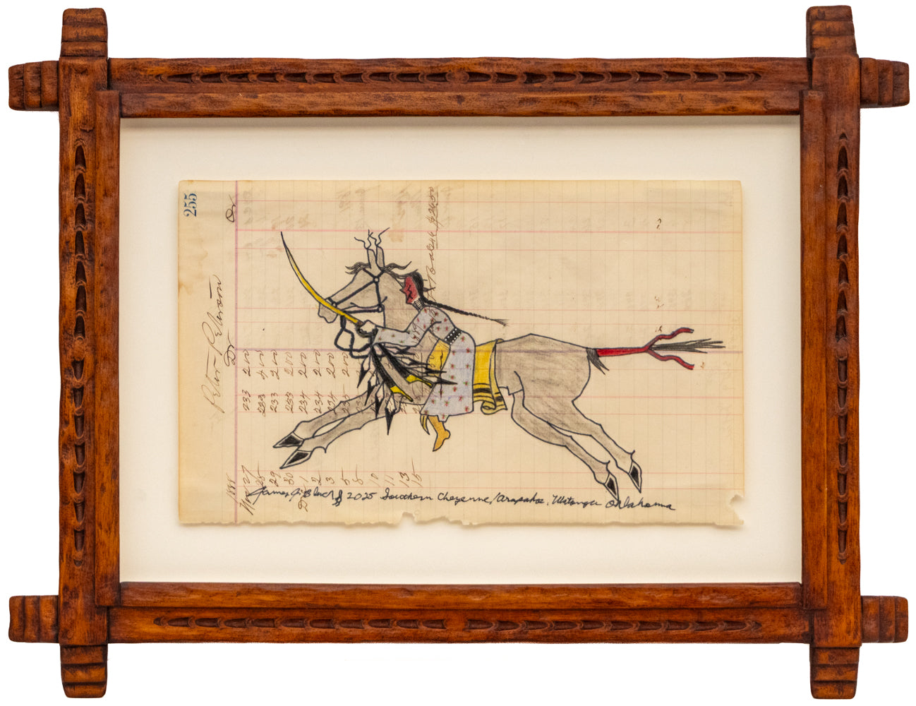 Warrior Woman on Horseback, dated 2025