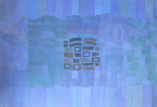 Blue Garden, Painting