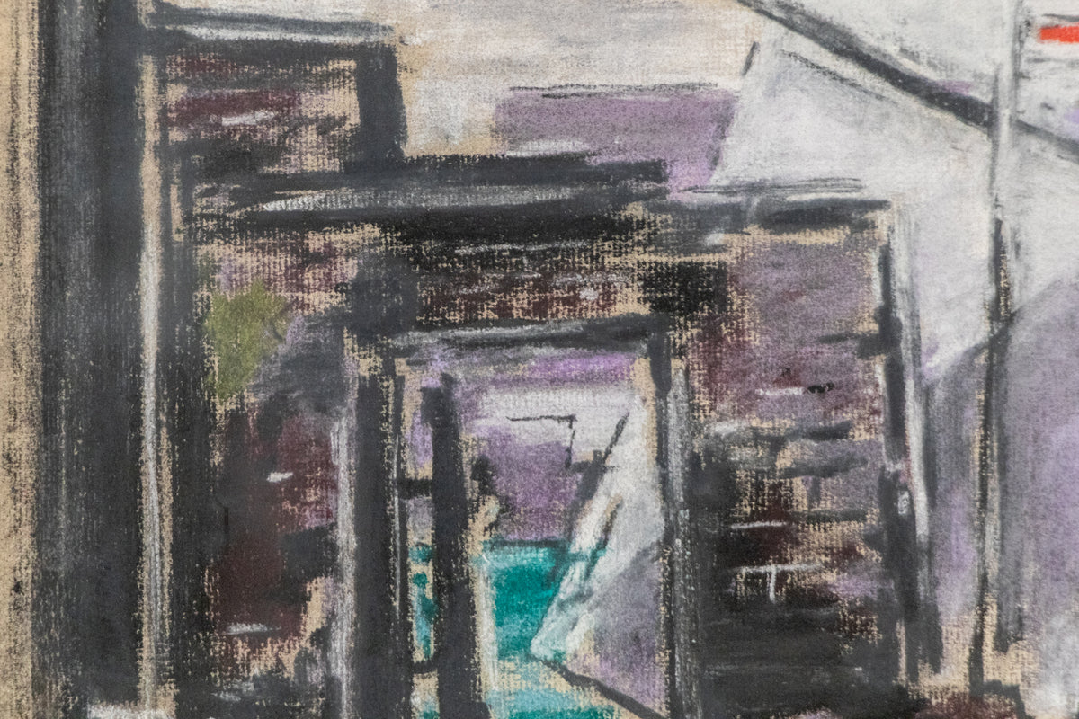 Untitled (Semi-Abstract Coastal Landscape), Painting