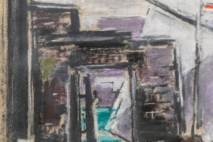 Untitled (Semi-Abstract Coastal Landscape), Painting