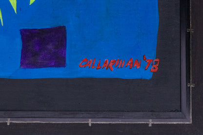 Untitled (Abstract in Primary Colors), Painting, dated 1978