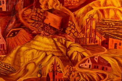 Untitled (Central City, Colorado), Painting, circa 1930-1950