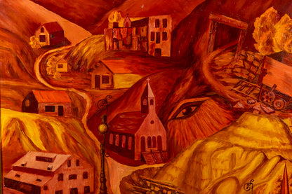 Untitled (Central City, Colorado), Painting, circa 1930-1950