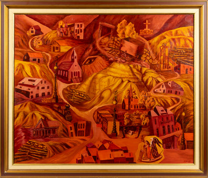 Untitled (Central City, Colorado), Painting, circa 1930-1950