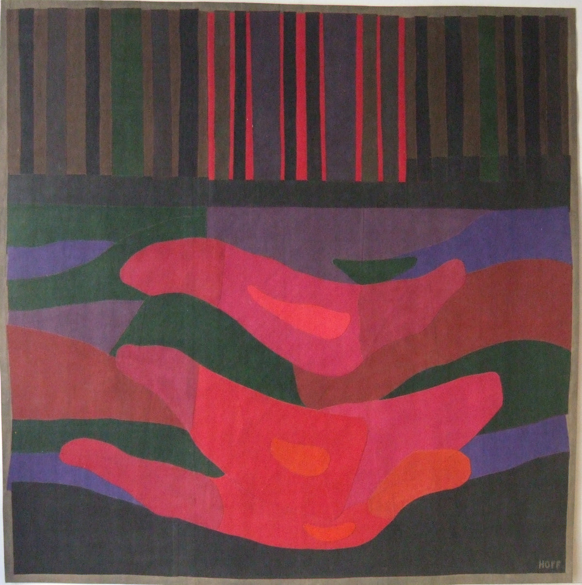 Neon River, Painting, circa 1974