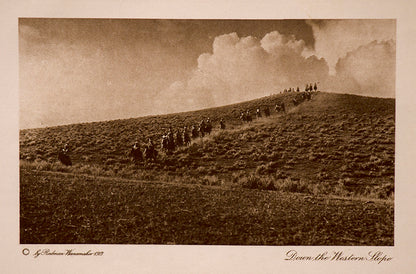 Down the Western Slope, Photogravure, copyright 1913