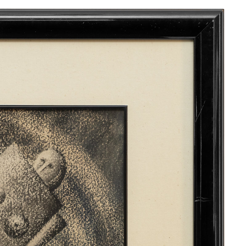 Birth of Mind (Black & Blue Series), Drawing, 1941