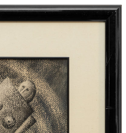 Birth of Mind (Black & Blue Series), Drawing, 1941