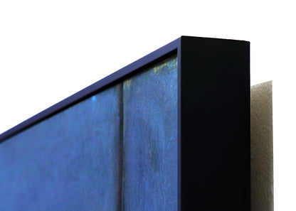 Untitled (Abstract in Blue, Brown, and Gray), Painting, dated 1963