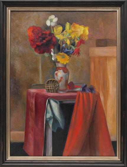 John Edward Thompson, "Untitled (Still Life)", oil nting fine art for sale purchase buy sell auction consign denver colorado art gallery museum