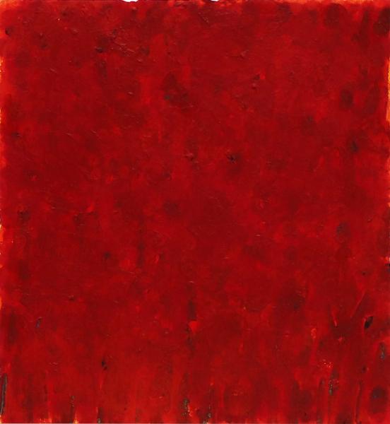 Wilma Fiori, Abstract Red Rectangle, monotype, circa 1990, Wilma Fiori, 