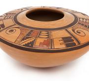 Nampeyo Antique Polychrome Pottery Jar 